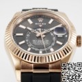 ZF Factory Replica Rolex Sky-Dweller M326235-0006 Gold Bezel Grey Dial