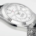 ZF Factory Fake Rolex Sky-Dweller M336239-0003 White Dial: The Ultimate Replica with Heavy Metal Precision