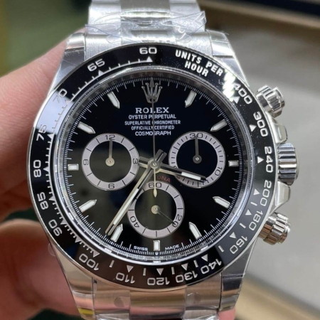 BT Factory Replica Rolex Cosmograph Daytona M126500LN-0002 Black Panda Dial: A Closer Look