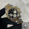 BT Factory Fake Rolex Daytona M126503-0002 - Diamond Scale Black Panda Dial