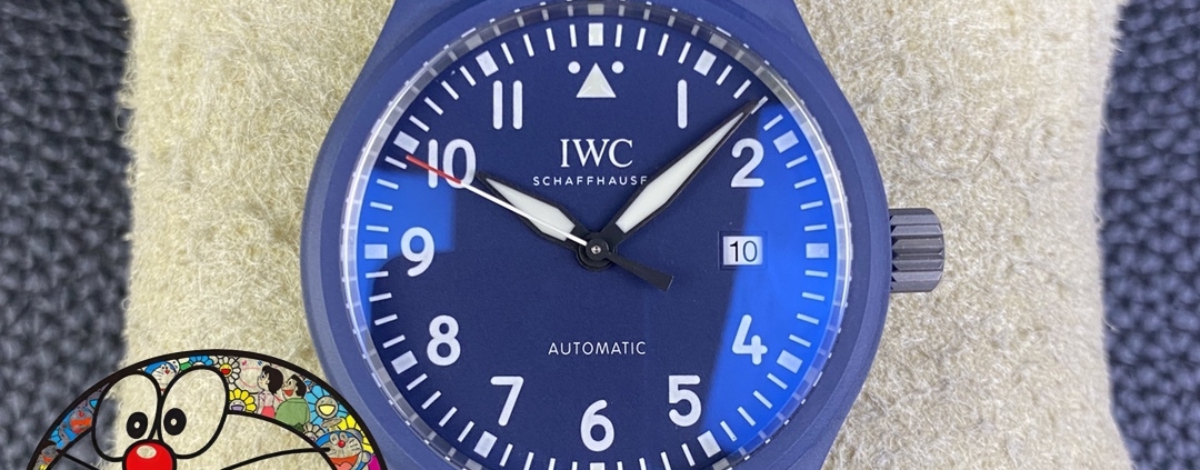 V7 factory IWC What is the quality of Mark 18 matte blue ceramic?