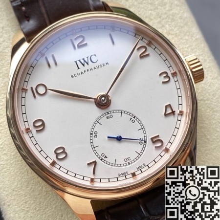 GR Factory Replica Watches IWC Portugieser IW358306 White Dial Gold Case – A Masterpiece in Timekeeping