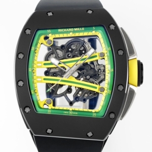 ZF Factory Replica Richard Mille RM061 Black Ceramics Black Strap