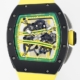 ZF Factory Richard Mille RM061 Black Ceramics Yellow Strap