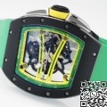 ZF Factory Replica Watch Richard Mille RM061 Black Ceramics Green Strap: A Bold New Statement