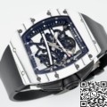 ZF Factory Replica Richard Mille RM061 Carbon Fiber Skeleton Watch