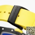 ZF Factory Richard Mille RM061 Black Ceramics Yellow Strap