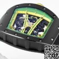 ZF Factory Replica Richard Mille RM061 Black Ceramics Black Strap